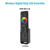 BTF-LIGHTING RGBCCT RC03RFB RF Remote 4-Zones Group Control | PWM LED Controller for LED Strips | Compatible with Alexa, Google Home, Smart Life & Tuya Smart APP