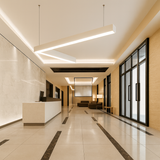 Linking Bracket for Office Lamp – L Shape 90° Connector – White Metal