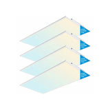 4 pack 2x4 led flat panels at switchtoled