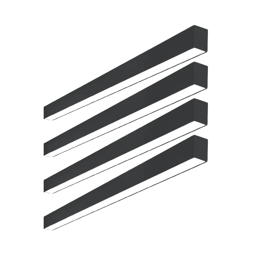 switchtoled 4 pack 8ft suspended linear led light fixture