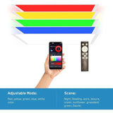 commercial electric led color changing flat panel with google app at switchtoled