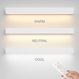 commercial linear led light fixtures 4ft with selectable color temperature options