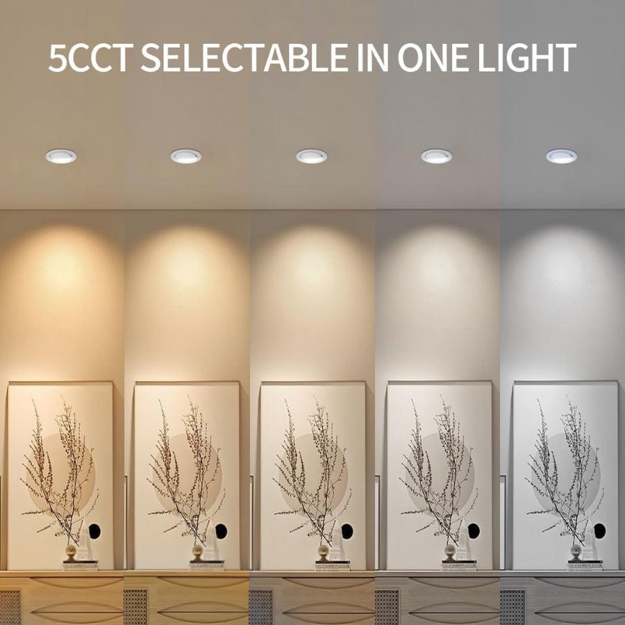 5cct color temperature led can lights at switchtoled
