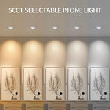 5cct color temperature led can lights at switchtoled