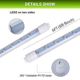 6FT LED Shop Light 40W product dimension