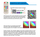 2x2 LED Panel Light – RGB Multicolor Edge-Lit, 40W 4400LM, Smart Wi-Fi Drop Ceiling Light, Remote & App Controlled, Works with Alexa/Google (6 Pack)