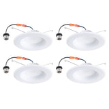 6" LED Retrofit Recessed Downlight, 15W (120W Equivalent), 1100 Lumens, 5CCT Selectable (2700K/3000K/3500K/4000K/5000K), Dimmable, ETL & Energy Star Listed