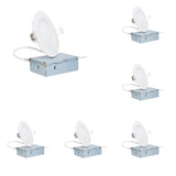 switchtoled 6 pack 4 inch led can light recessed downlight