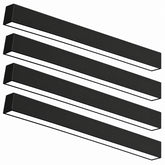 8FT Black LED Linear Light 4 Packat switchtoled