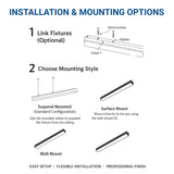 how to install guide of 8ft led light fixture at switchtoled