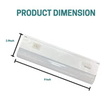 9 Inch LED Under Cabinet Light length 9 inch, width 2.9 inch at switchtoled