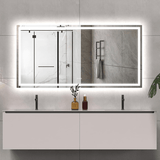 Bathroom Mirror with LED Light, 72x36 Inch at switchtoled.com