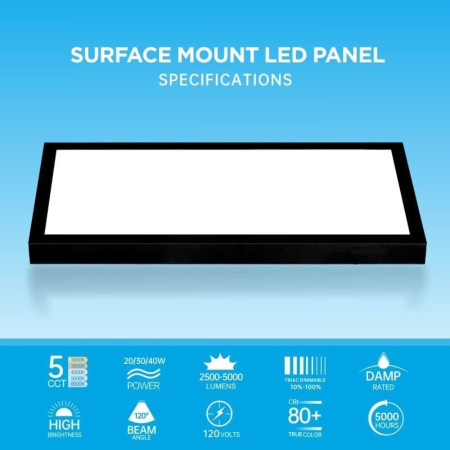 Ceiling Light Fixtures surface mount led panel at switchtoled