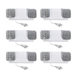 Corded Emergency Light with Battery Backup 6 pack at switchtoled.com