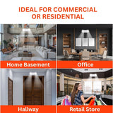 Corded Emergency Light with Battery Backup ideal for commercial and residential at switchtoled.com