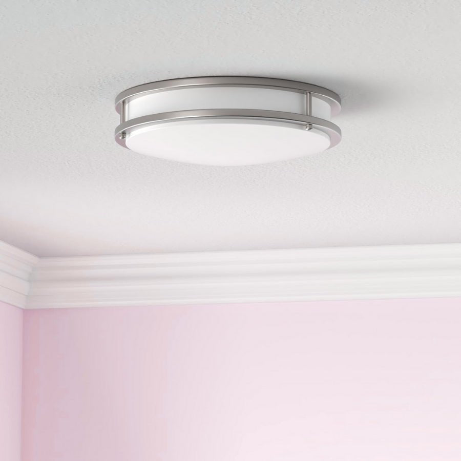 Flush Mount Ceiling Light Fixture white at switchtoled