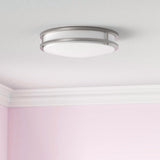 Flush Mount Ceiling Light Fixture white at switchtoled