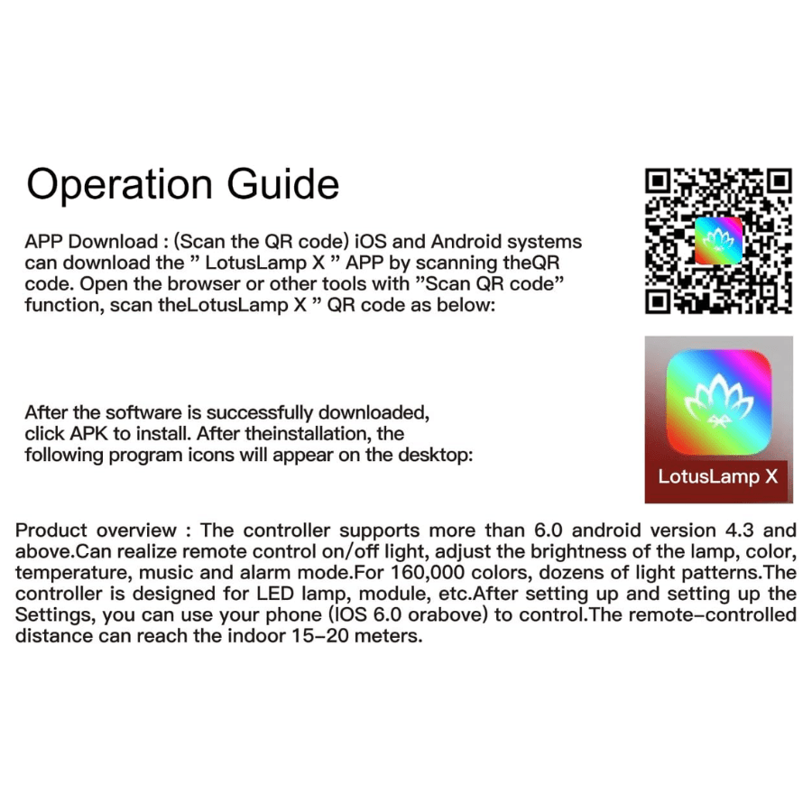 Hexagon Garage Lights RGB operation guide at switchtoled.com