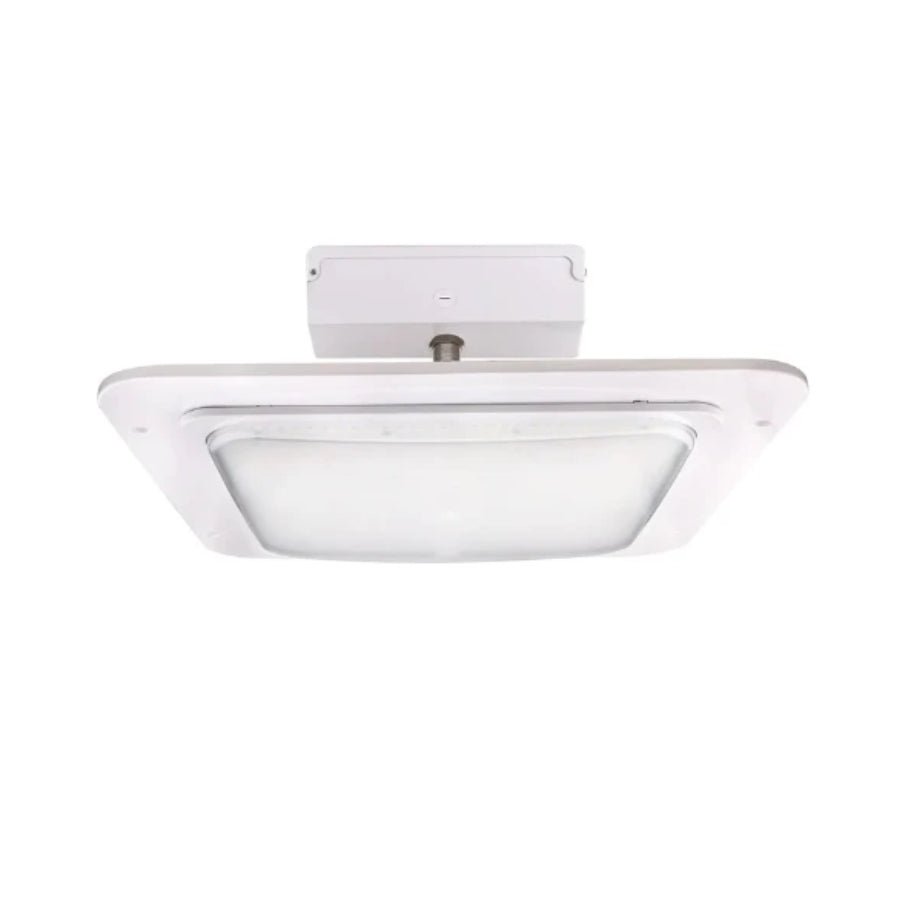 led carport light fixtures 200w side front veiw