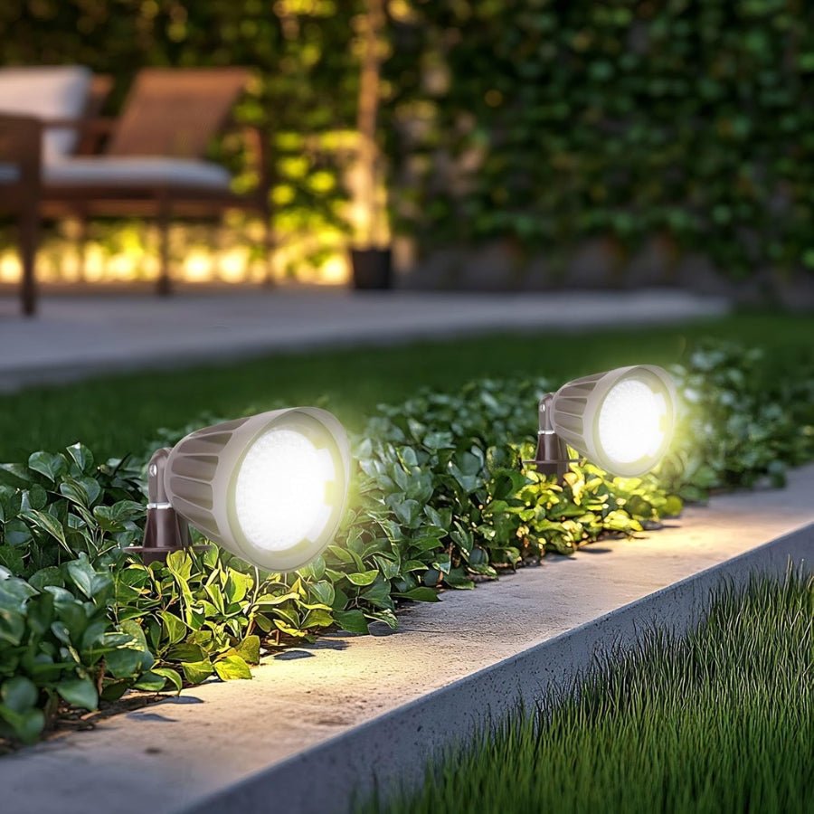 led flood lights outdoor patio garden