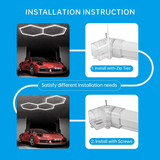 led garage lights installation instruction
