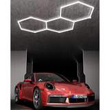 3 Honeycomb Ceiling Lights Hexagon garage lighting