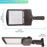 LED Parking Lot Lights product dimension