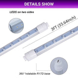 Led shop lights product dimension