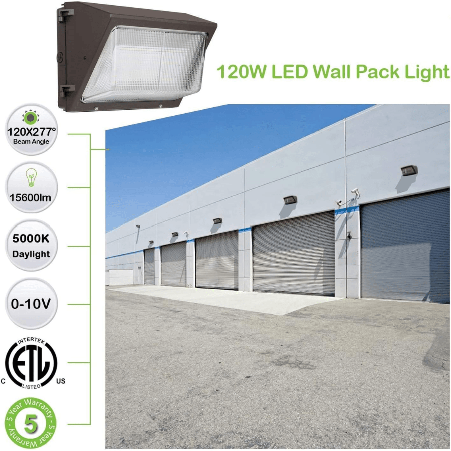 120W LED Wall Pack Light at switchtoled.com