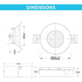 2 inch led gimbal recessed lighting dimension at switchtoled