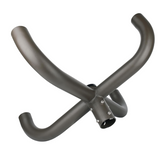 Metallic X-shaped bracket on a white background