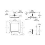 Canopy lights product dimension at switch to led