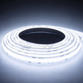 32ft (10m) COB LED Strip Light Cool White 6000K – 24V Dimmable Waterproof LED Tape, High CRI 90+, 146 LEDs/ft Dot-Free Seamless Glow, UL Listed 80W, Bright Daylight LED for Kitchen Garage Office, 5-Year