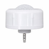 White motion sensor on a white background