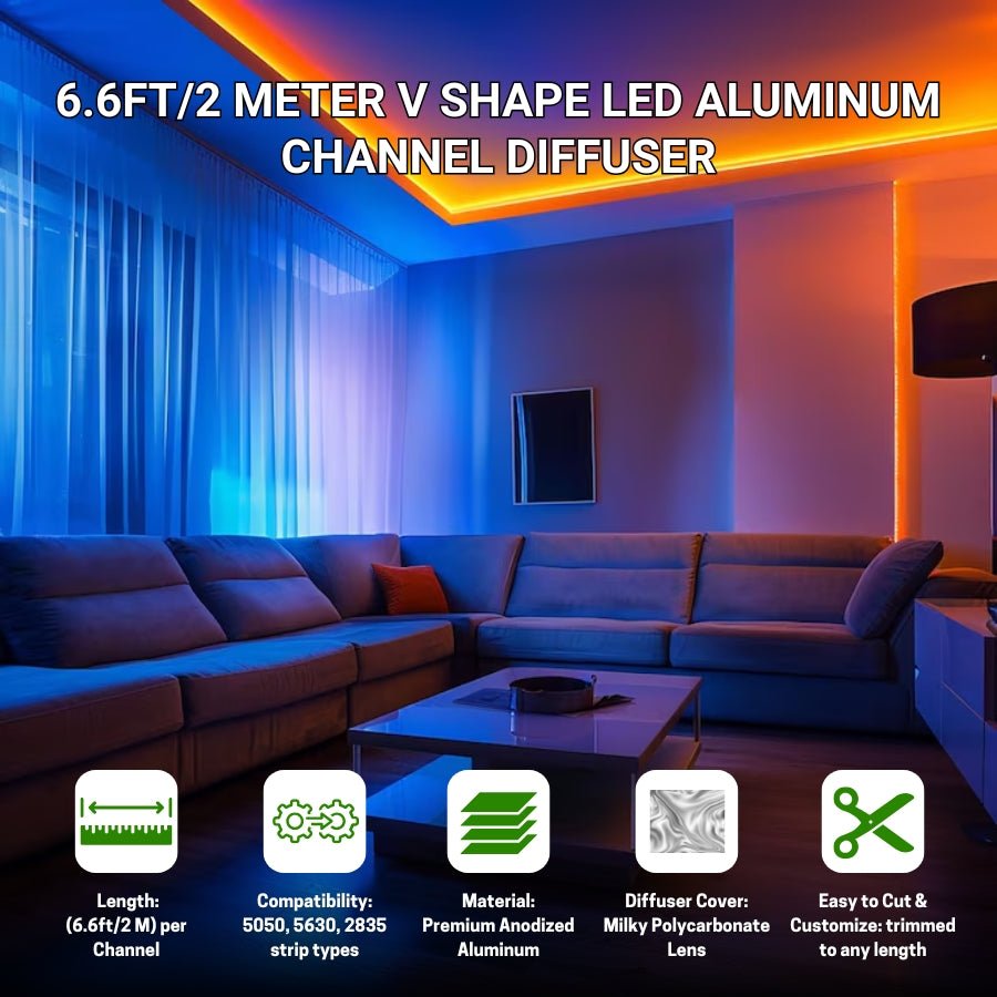 switchtoled led strip light aluminum channel