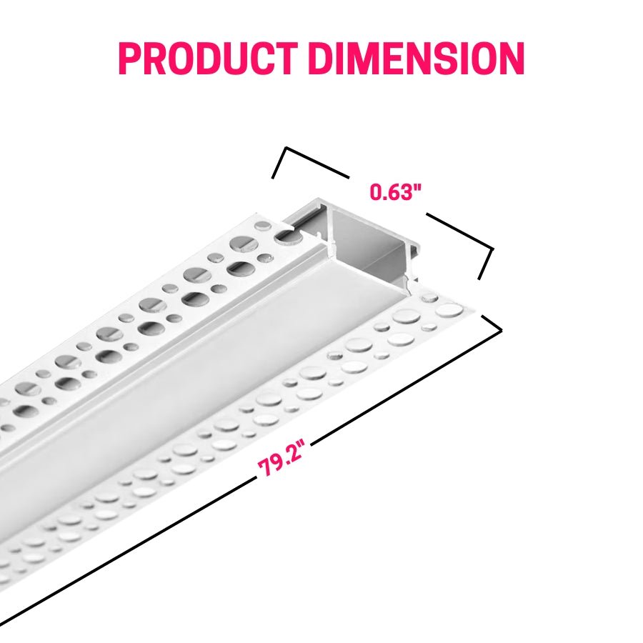 aluminum led channel length 79.2 inch and width 0.63 inch at switchtoled