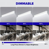 4ft commercial linear led light fixtures dimmable at switchtoled