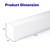 direct indirect led linear light fixture