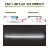 easy install 6FT LED Shop Light 40W – SwitchToLED Tube