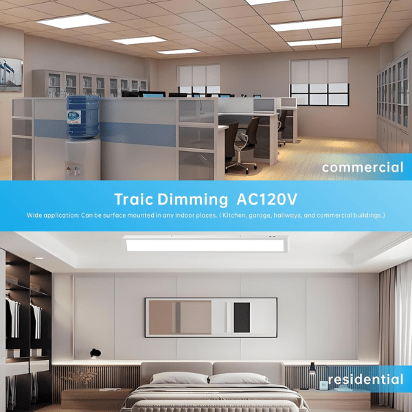 Flat panel light commercial use