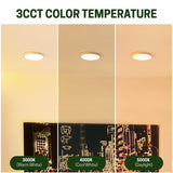 flush mount led light 3cct at switchtoled