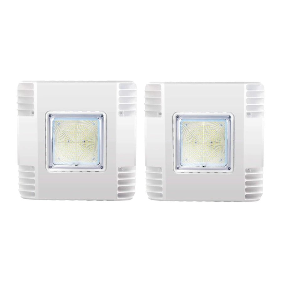 switch to led canopy lights for gas station 2 pack