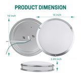 product dimension of led ceiling flush mount light fixture at switchtoled.com