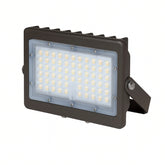 LED flood light with a white background