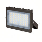 LED flood light with a white background