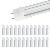 25 pack led fluorescent tube light fixtures at switchtoled