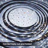 Coiled LED strip light with text 'Can be freely cut and folded' at the bottom.