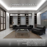 Design and fit led light strip channel diffuser at switchtoled