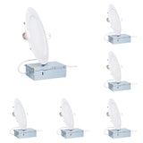 6 pack led recessed ceiling light fixtures at switchtoled