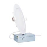 1 pack led recessed ceiling lights with junction box at switchtoled